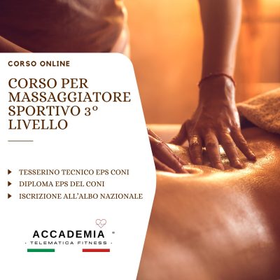 Corso di Formazione per Massaggiatore Sportivo 3 Livello