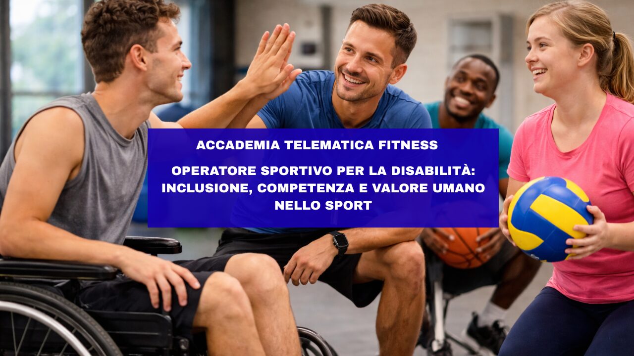 Operatore sportivo per la disabilità: inclusione, competenza e valore umano nello sport
