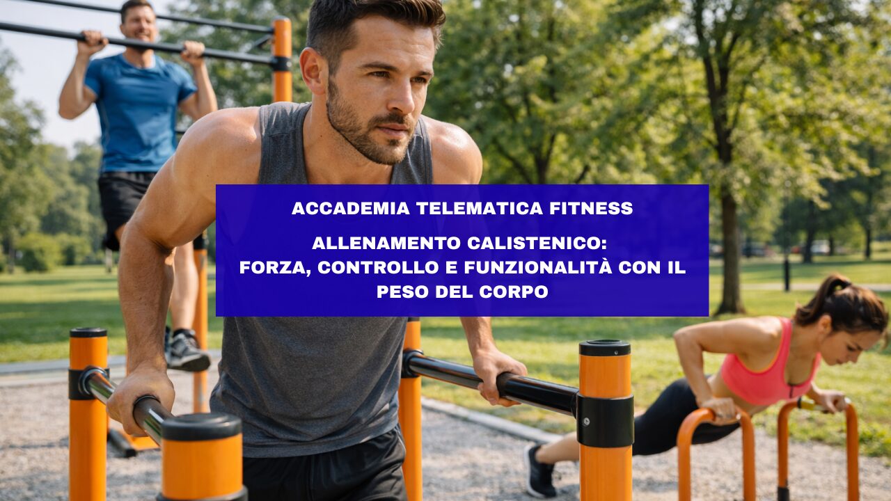 Allenamento calistenico: forza, controllo e funzionalità con il peso del corpo