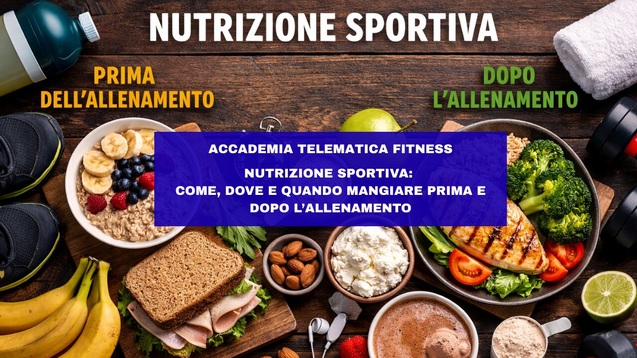 Nutrizione sportiva: come, dove e quando mangiare prima e dopo l’allenamento
