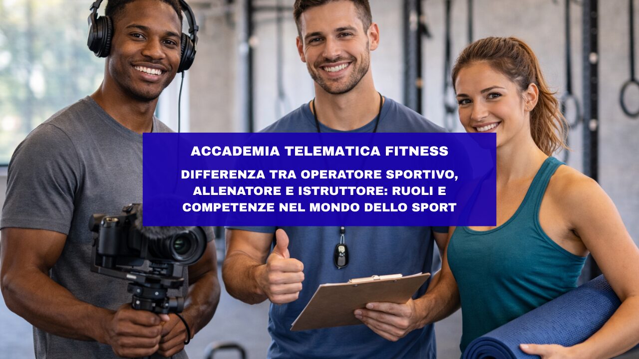 Differenza tra operatore sportivo, allenatore e istruttore: ruoli e competenze nel mondo dello sport