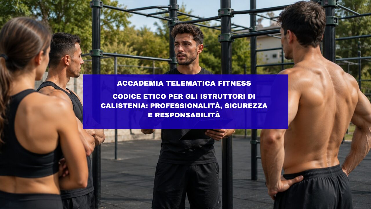 Codice etico per gli istruttori di calistenia: professionalità, sicurezza e responsabilità