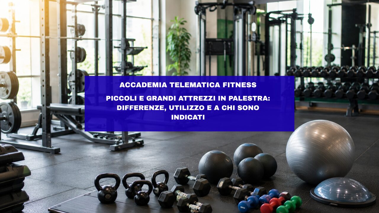 Piccoli e grandi attrezzi in palestra: differenze, utilizzo e a chi sono indicati