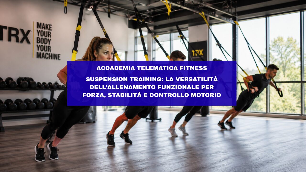 Suspension Training: la versatilità dell’allenamento funzionale per forza, stabilità e controllo motorio