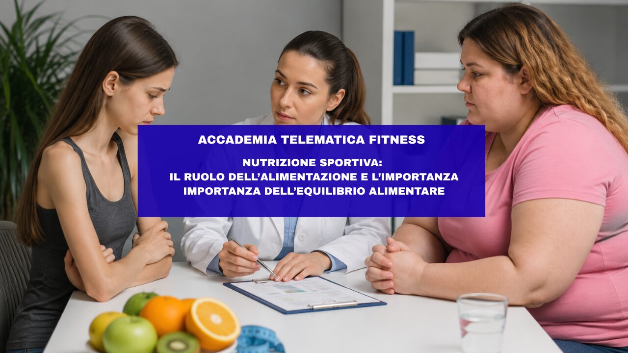 Nutrizione Sportiva: il ruolo dell’alimentazione nello sport e l’importanza della prevenzione di anoressia, bulimia e obesità