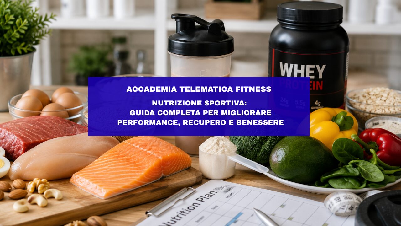 Nutrizione Sportiva: guida completa per migliorare performance, recupero e benessere