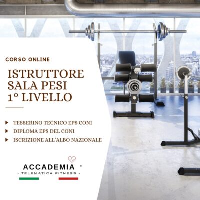 Istruttore Sala Pesi 1° Livello